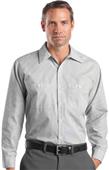 Red Kap Long Sleeve Striped Industrial Work Shirt