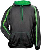 Badger Sport Polyester Fusion Hooded Sweatshirt Badger Sport Polyester Fusion Hooded Sweatshirt