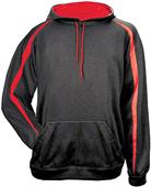 Badger Sport Polyester Fusion Hooded Sweatshirt Badger Sport Polyester Fusion Hooded Sweatshirt