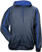Badger Sport Polyester Fusion Hooded Sweatshirt Badger Sport Polyester Fusion Hooded Sweatshirt