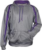 Badger Sport Polyester Fusion Hooded Sweatshirt Badger Sport Polyester Fusion Hooded Sweatshirt