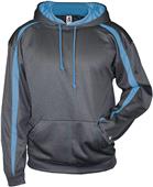 Badger Sport Polyester Fusion Hooded Sweatshirt Badger Sport Polyester Fusion Hooded Sweatshirt