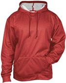 Badger Sport Pro Heathered Fleece Hoodie Badger Sport Pro Heathered Fleece Hoodie
