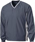 Sport-Tek Men's Tipped V-Neck Raglan Wind Shirt