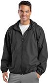 Sport-Tek Mens Hooded Raglan Jacket