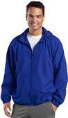 Sport-Tek Mens Hooded Raglan Jacket