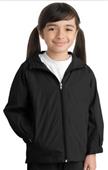 Sport-Tek Youth Hooded Raglan Jacket