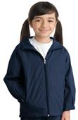 Sport-Tek Youth Hooded Raglan Jacket