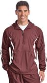 Sport-Tek Mens Colorblock Raglan Anorak