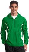 Sport-Tek Mens Colorblock Raglan Anorak