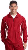 Sport-Tek Mens Colorblock Raglan Anorak