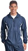 Sport-Tek Mens Colorblock Raglan Anorak