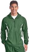 Sport-Tek Mens Colorblock Raglan Anorak