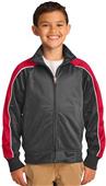 Sport-Tek Youth Piped Tricot Track Jacket