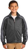 Sport-Tek Youth Piped Tricot Track Jacket