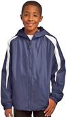 Sport-Tek Youth Fleece-Lined Colorblock Jacket