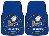 Fan Mats Navy Seabees Carpet Car Mats (set) Fan Mats Navy Seabees Carpet Car Mats (set)