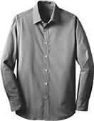 Port Authority Mens Fine Stripe Stretch Shirt
