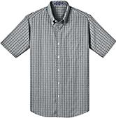 Port Authority Mens SS Gingham Easy Care Shirt