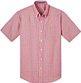 Port Authority Mens SS Gingham Easy Care Shirt
