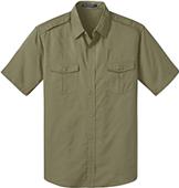 Port Authority Mens SS Stain-Resistant Twill Shirt