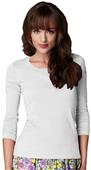 Anvil Women's Long Sleeve Sheer Scoop Neck T-Shirt