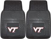 Fan Mats Virginia Tech 2-Piece Car Mat