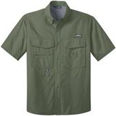 Eddie Bauer Mens Short Sleeve Fishing Shirt