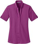 Port Authority Ladies Stretch Pique Button Shirt
