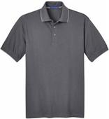 Port Authority Mens Rapid Dry Tipped Polo