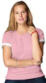 Anvil Pink Women's Heavyweight Scoop Neck T-Shirts