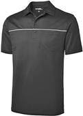 Sport-Tek Mens PosiCharge Micro-Mesh Piped Polo