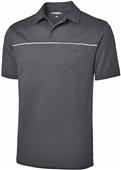 Sport-Tek Mens PosiCharge Micro-Mesh Piped Polo