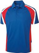 Sport-Tek Mens Tricolor Micropique Sport-Wick Polo