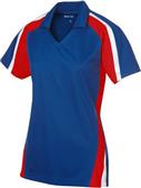 Sport-Tek Lady Tricolor Micropique Sport-Wick Polo