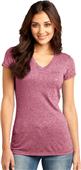 District Juniors Microburn V-Neck Cap Sleeve Tee