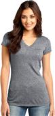 District Juniors Microburn V-Neck Cap Sleeve Tee