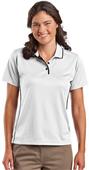 Sport-Tek Ladies Dri-Mesh Polo W/Tip Collar & Pipe