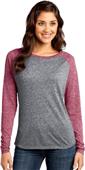 District Juniors Microburn Long Sleeve Raglan Tee