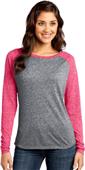 District Juniors Microburn Long Sleeve Raglan Tee