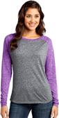 District Juniors Microburn Long Sleeve Raglan Tee