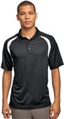 Sport-Tek Mens Dry Zone Colorblock Raglan Polo