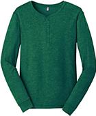 District Young Men's Gravel 50/50 LS Henley Tee