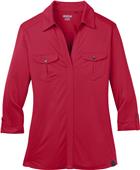 Ogio Women's 3/4 Sleeve Pearl Polo Shirts