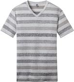 District Young Men's Reverse Striped V-Neck Tee