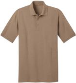 Port & Company Mens Ring Spun Pique Polo