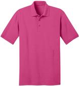 Port & Company Mens Ring Spun Pique Polo