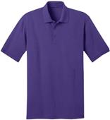 Port & Company Mens Ring Spun Pique Polo