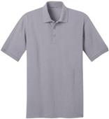 Port & Company Mens Ring Spun Pique Polo