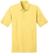 Port & Company Mens Ring Spun Pique Polo
